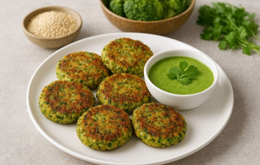 Quinoa Broccoli Tikki