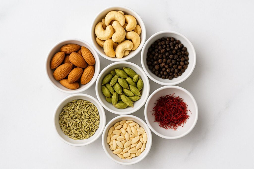 Ingredients of Thandai Powder