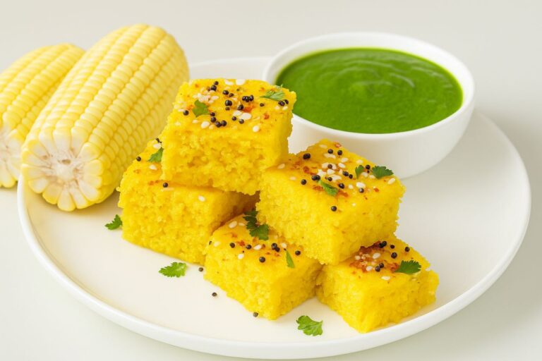 Sweet Corn Dhokla