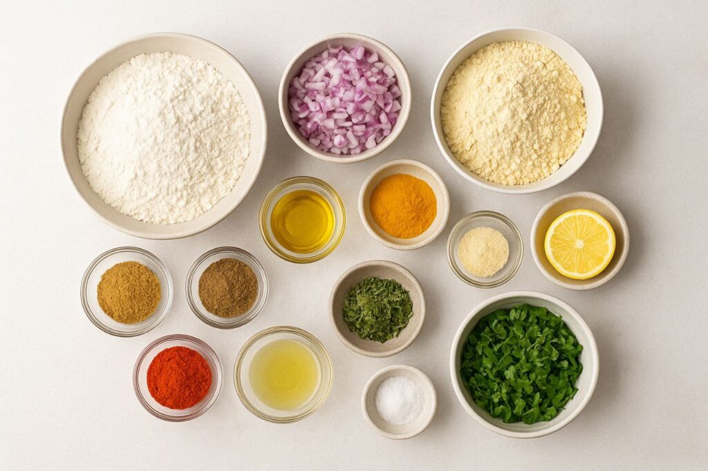 Ingredients for Besan Pyaaz Ka Paratha
