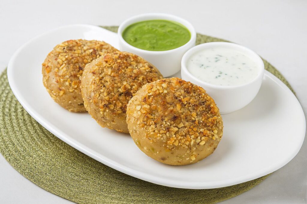 Sweet Potato and Walnut Tikki