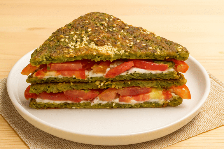 sprouted moong sandwich